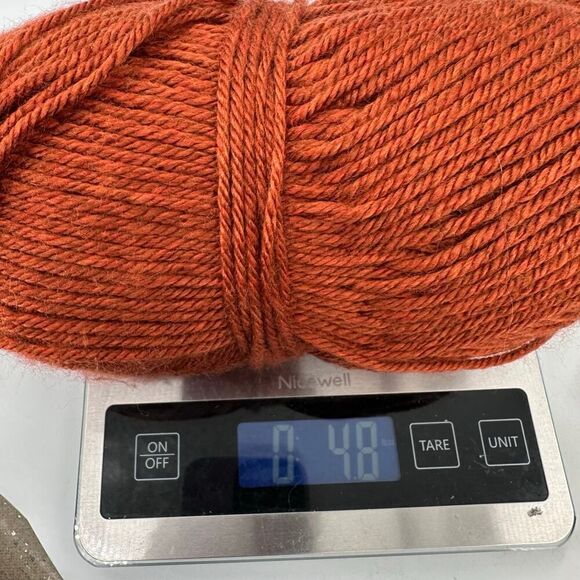 Red Heart Soft Caron Simply Soft Heather Yarn Mixed Lot Deep Teal Tangerine Leaf - Picture 12 of 15